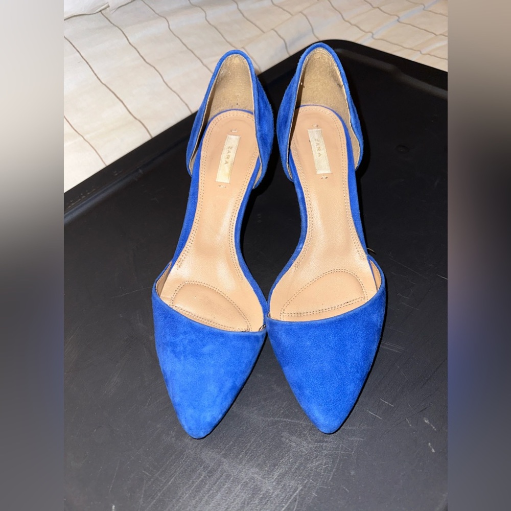 Cobalt Zara heels